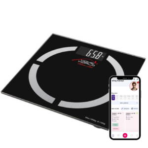 Waga analityczna HW-FIT002 z Bluetooth (CZARNA) do akceptu