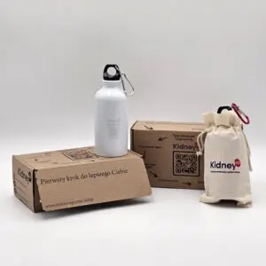 KidneyUP FLOW 400 z karabińczykiem BIAŁA