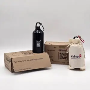 KidneyUP FLOW 400 z karabińczykiem CZARNA