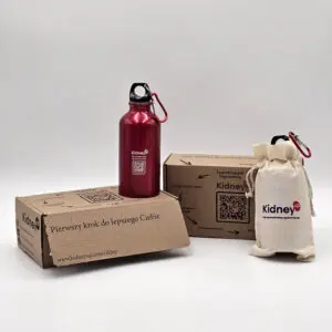 KidneyUP FLOW 400 z karabińczykiem CZERWONA