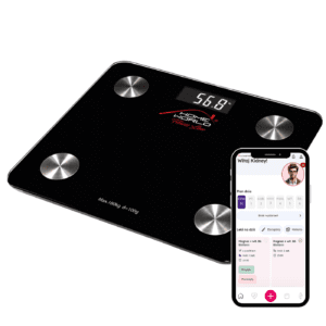 Waga analityczna Bluetooth HW-FIT001 – czarna