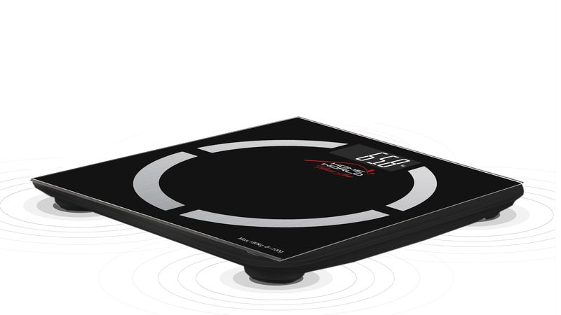 Waga analityczna Bluetooth HW-FIT002 – czarna - obrazek 3