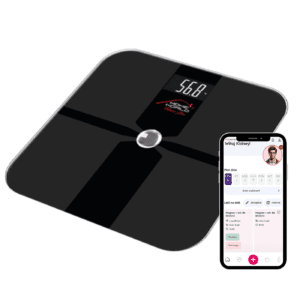 Waga analityczna Bluetooth HW-FIT003 – czarna
