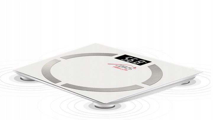 Waga analityczna Bluetooth HW-FIT002 – biała - obrazek 2